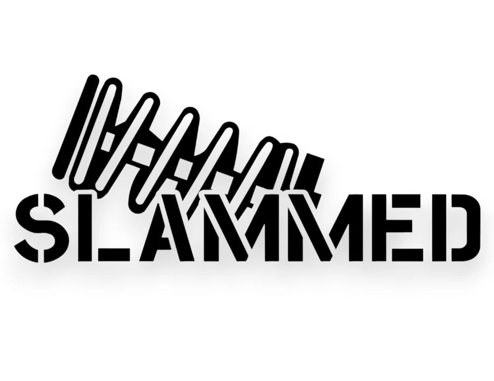 Slammed Sticker - Window Decal - STICKERNERD.COM