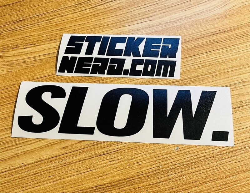 Slow Decal - STICKERNERD.COM