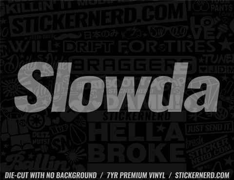 Slowda Honda Sticker - Decal - STICKERNERD.COM