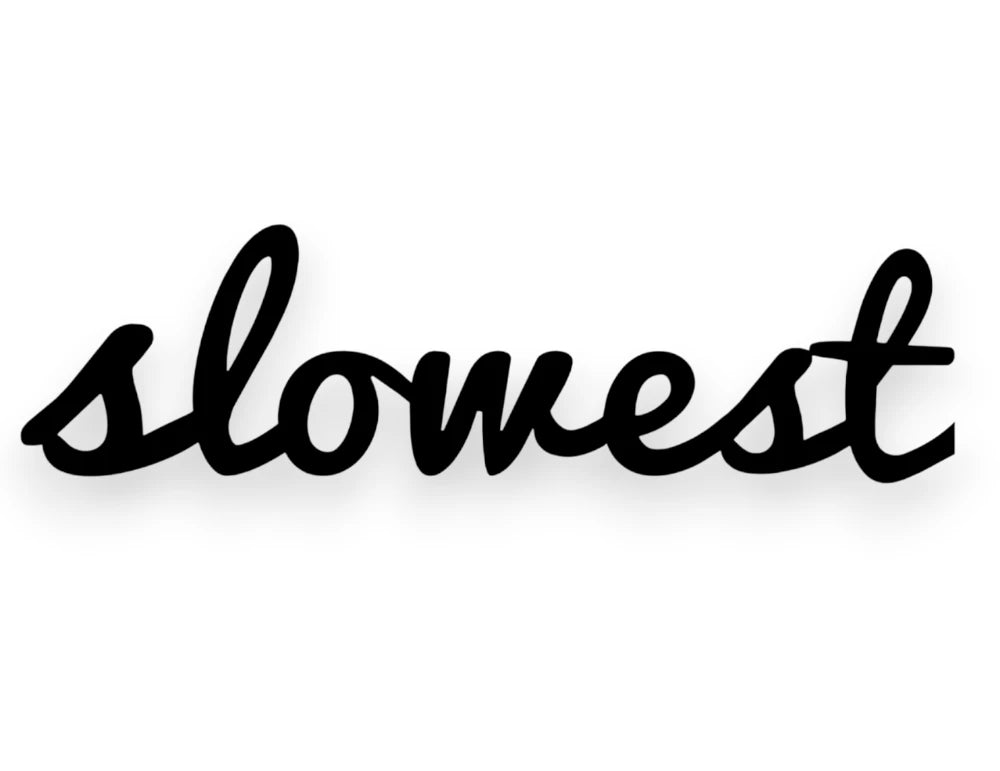 Slowest Sticker - Funny Decal - STICKERNERD.COM