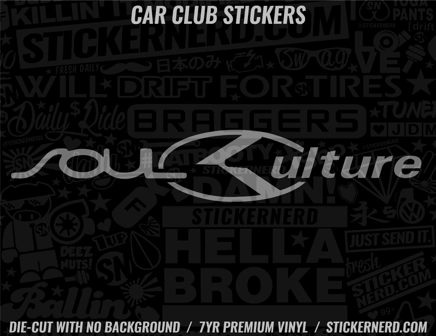 Soul Kulture Sticker - Window Decal - STICKERNERD.COM