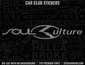 Soul Kulture Sticker - Window Decal - STICKERNERD.COM