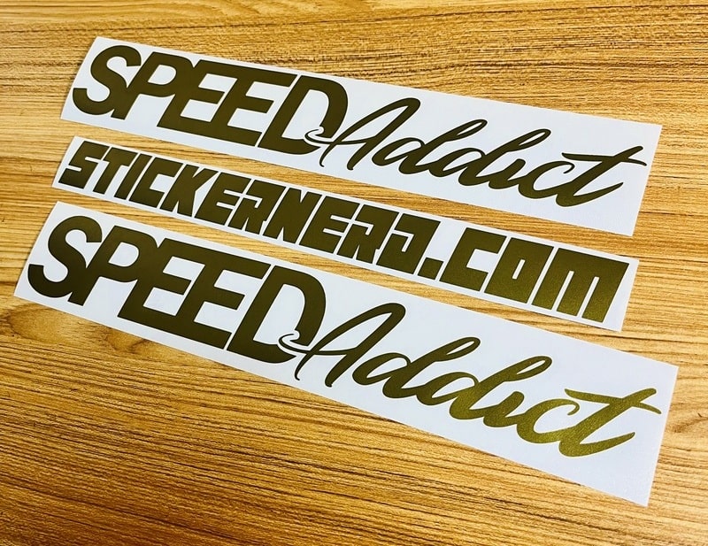 Speed Addict Sticker - VINYL TUNER WINDOW DECALS - CAR STICKERS ...