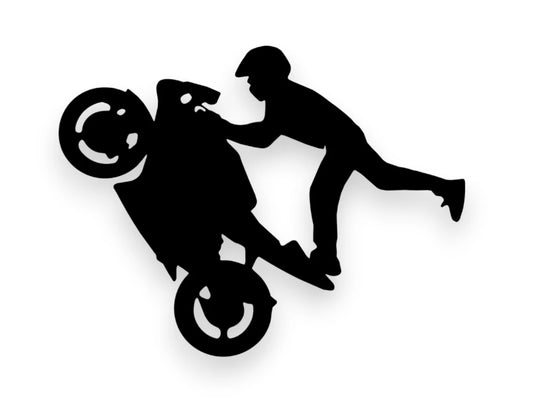 Stunt Bike Sticker - Decal - STICKERNERD.COM