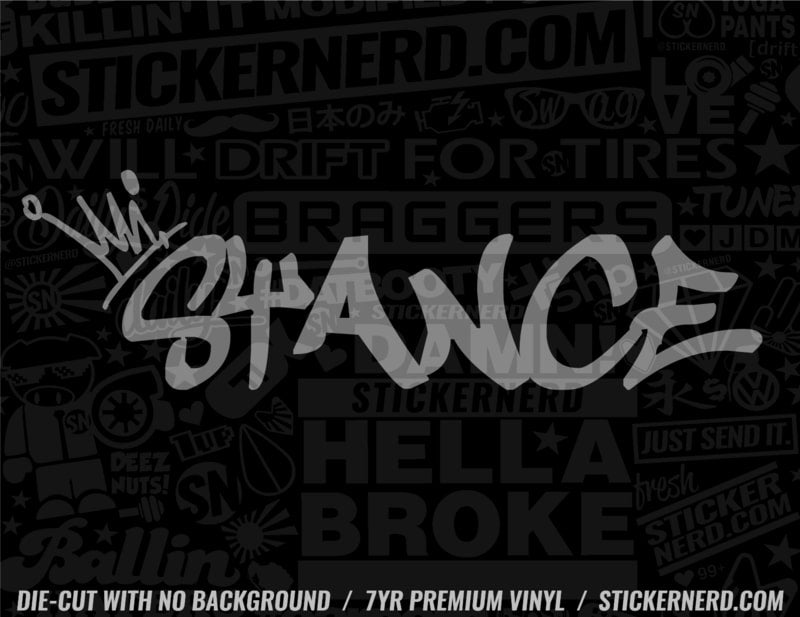 STANCE STICKERS - JDM STICKERS - STANCE DECALS - STANCE SLAP - CAMBER ...