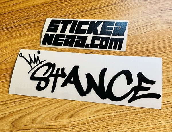 Stance Sticker - STICKERNERD.COM