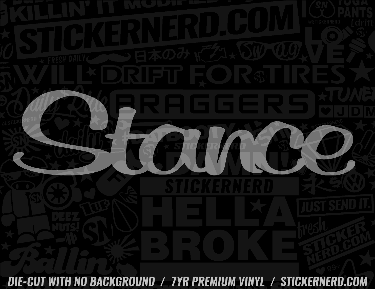 Stance Stickers & JDM Decals - Premium Car Stickers - StickerNerd.com