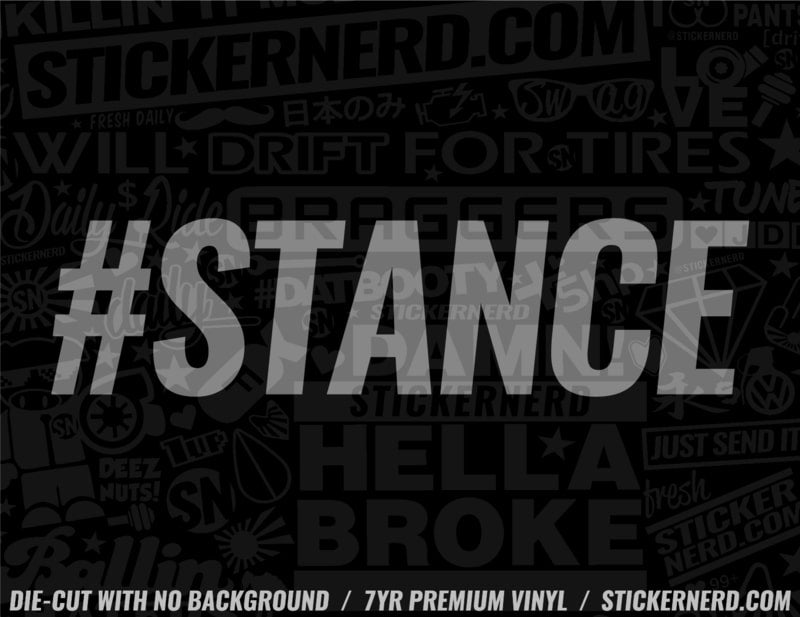 Stance Stickers & JDM Decals - Premium Car Stickers - StickerNerd.com