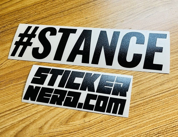 Stance Sticker - Window Decal - STICKERNERD.COM