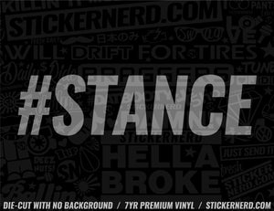 Stance Sticker - Window Decal - STICKERNERD.COM