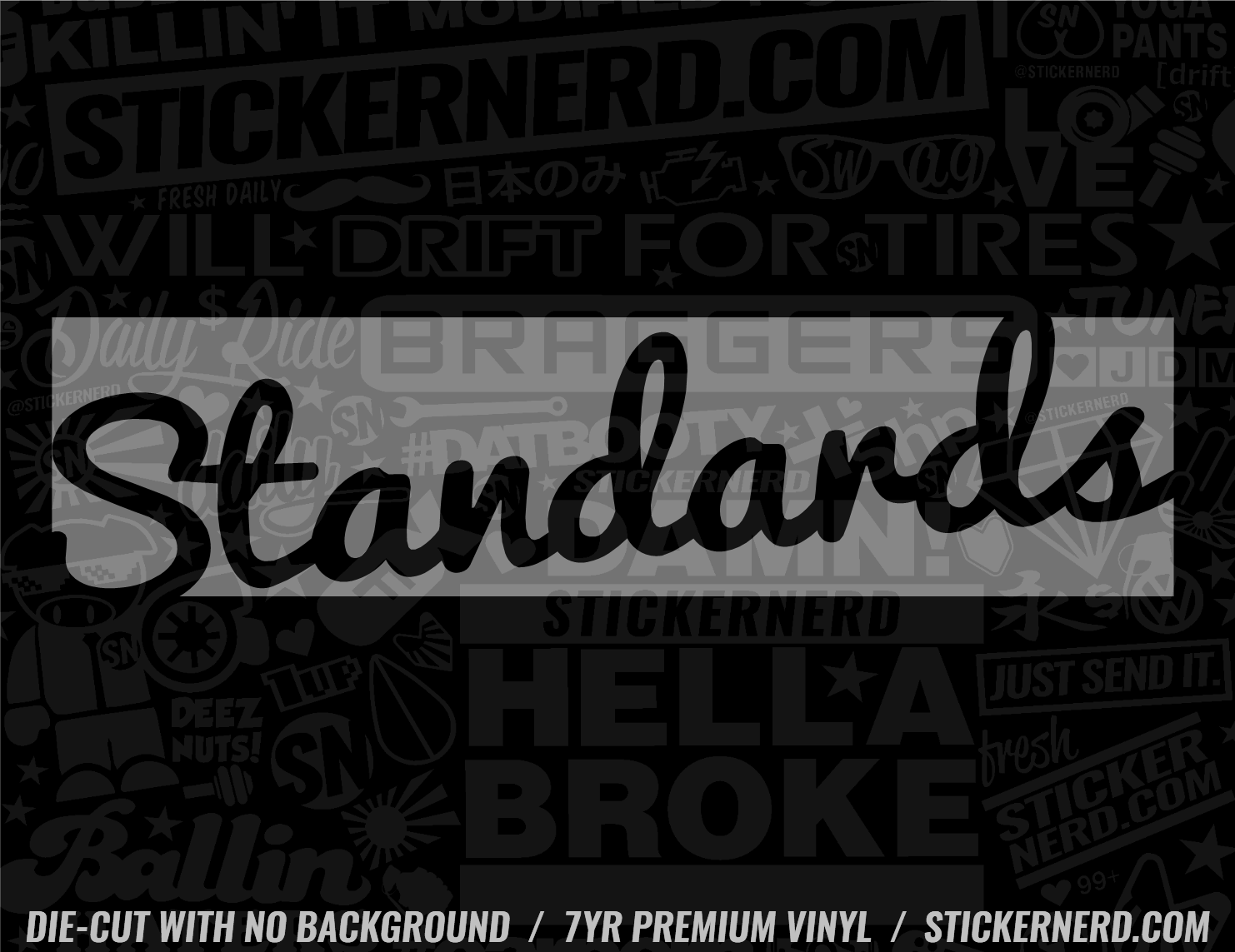 Standards Sticker – StickerNerd.com