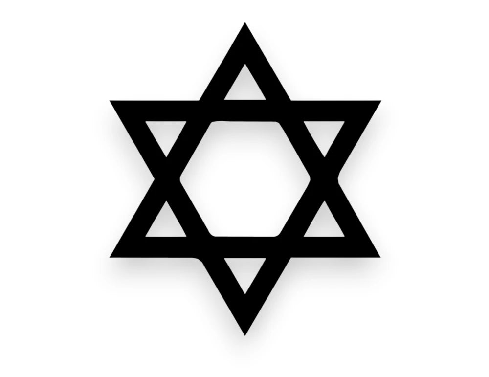 Star Of David Sticker - Window Decal - STICKERNERD.COM