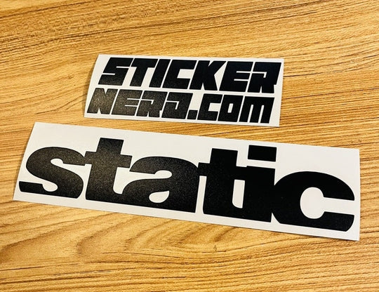 Static Sticker - Window Decal - STICKERNERD.COM