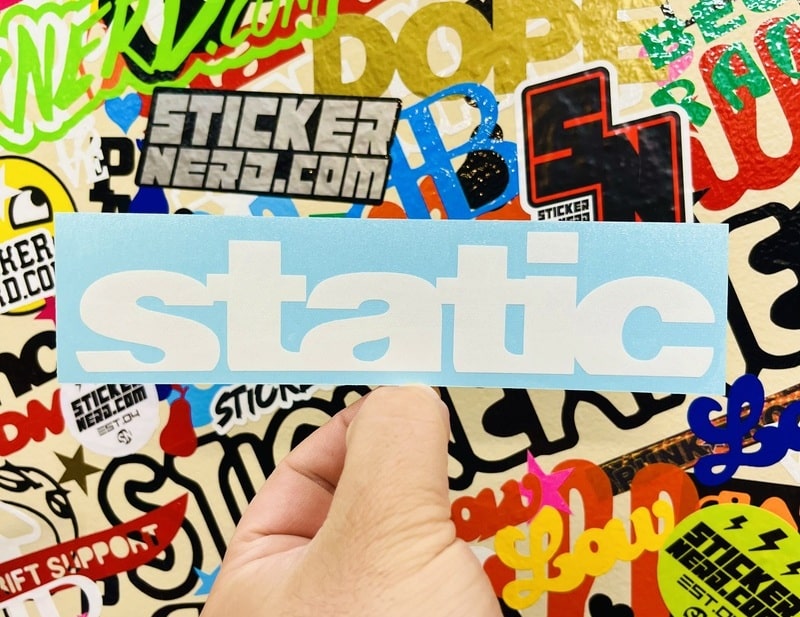 Static Sticker - Vinyl Tuner Car Window Decal - Low Camber Stickers ...
