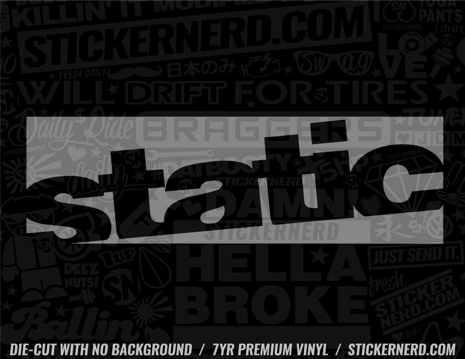Static Sticker – StickerNerd.com