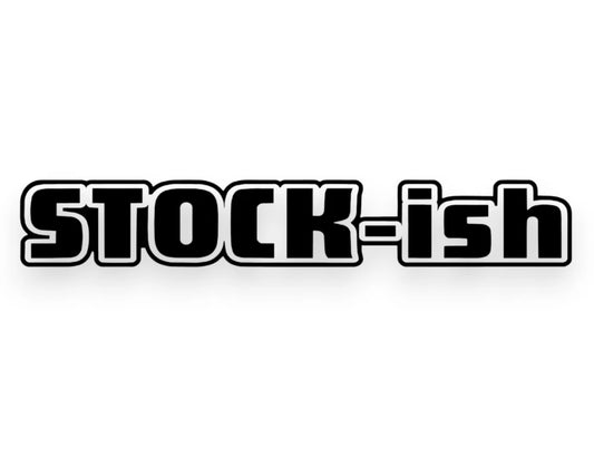 Stock Ish Sticker - Window Decal - STICKERNERD.COM