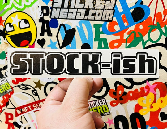 Stock Ish Decal - STICKERNERD.COM