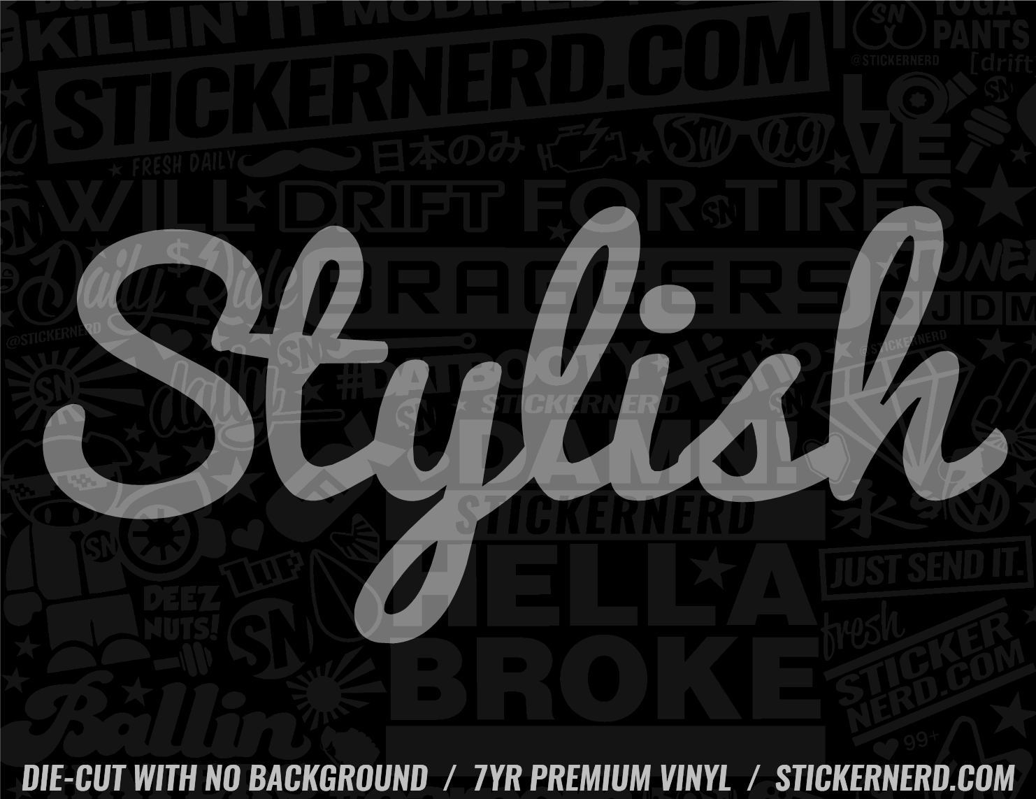 Stylish Sticker - Window Decal - STICKERNERD.COM