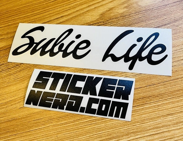 Subie Life Sticker - Decal - STICKERNERD.COM