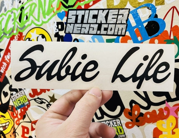 Subie Life Sticker - Decal - STICKERNERD.COM