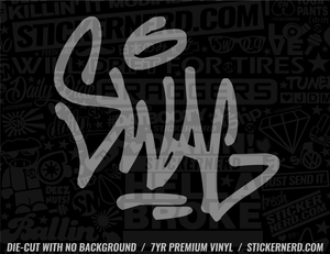 Swag Sticker - Window Decal - STICKERNERD.COM