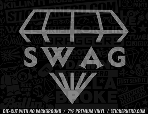 Swag Diamond Sticker - Window Decal - STICKERNERD.COM