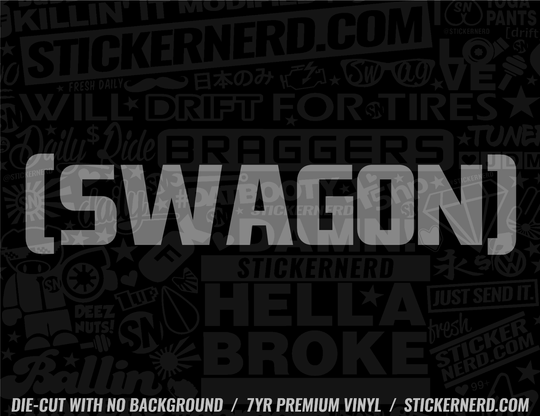 Swagon Sticker - Decal - STICKERNERD.COM