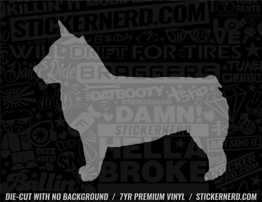 Swedish Vallhund Dog Sticker - Decal - STICKERNERD.COM