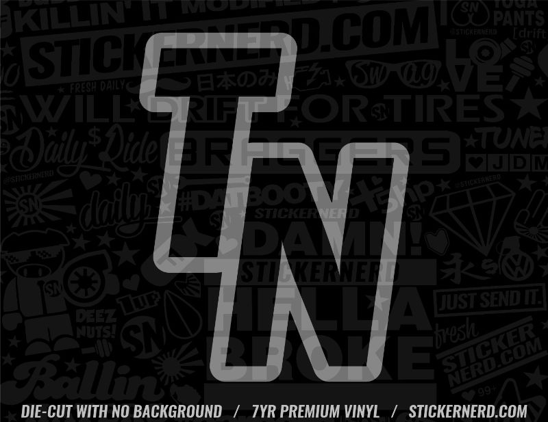 Tn Sticker TN State Sticker - State Initials Decal - Abbreviations Decals ...