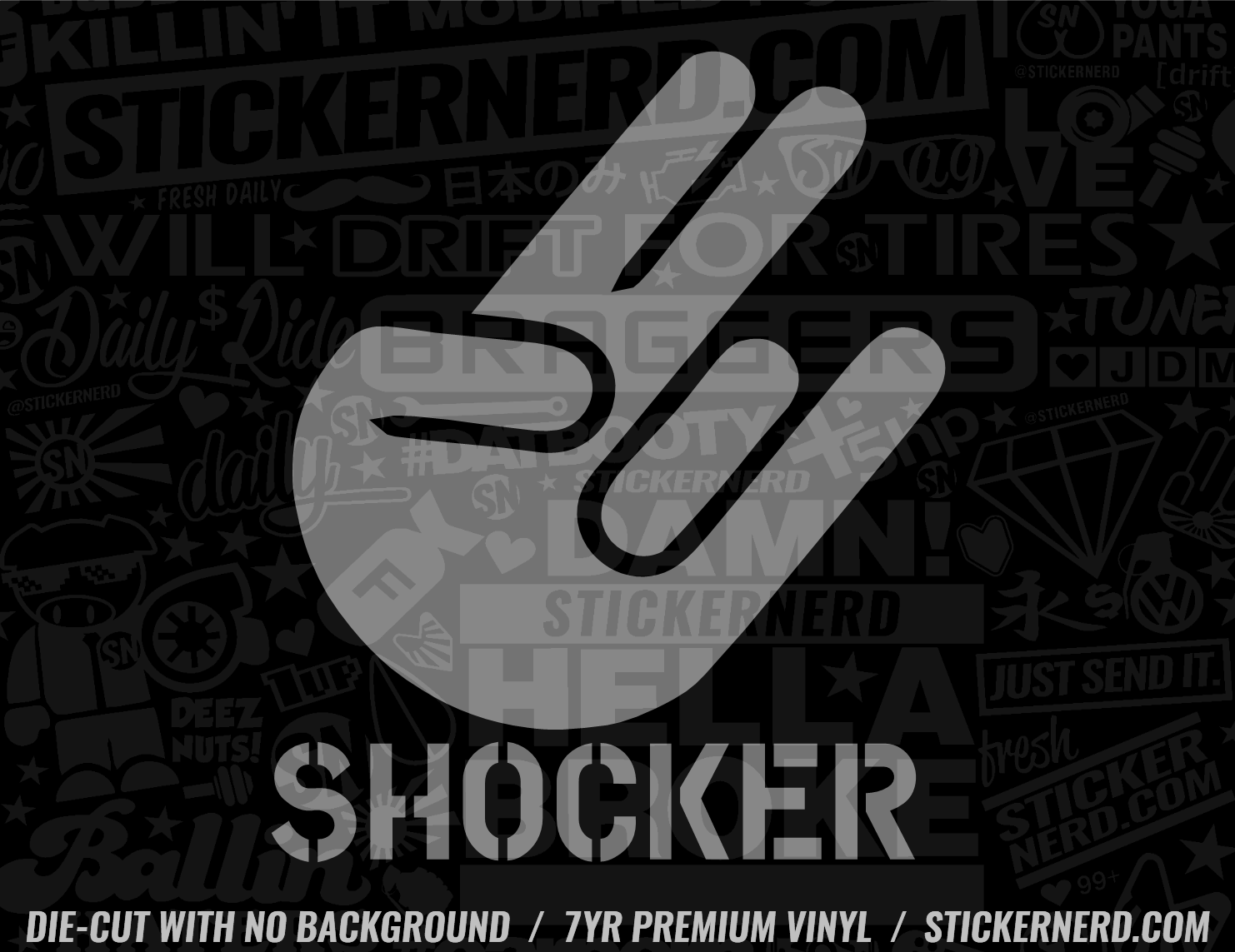 Shocker Sticker - Decal - STICKERNERD.COM