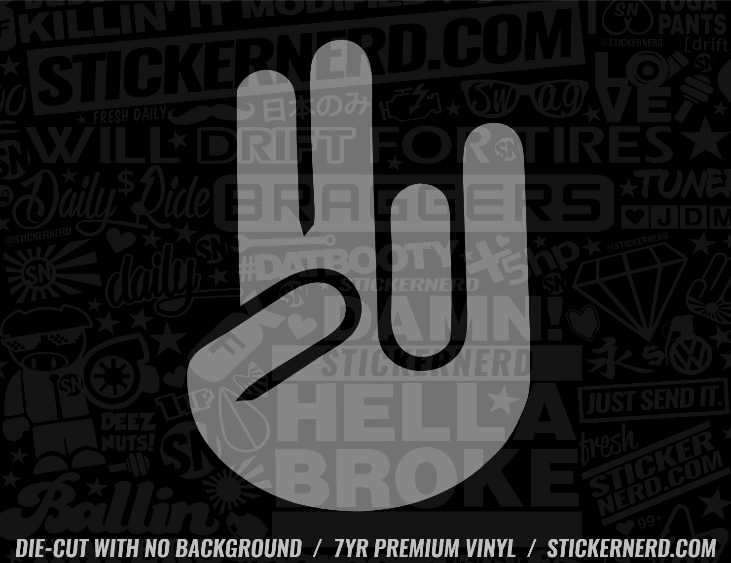 SHOCKER STICKER - VINYL WINDOW DECALS - THE SHOCKER DECAL โ StickerNerd.com
