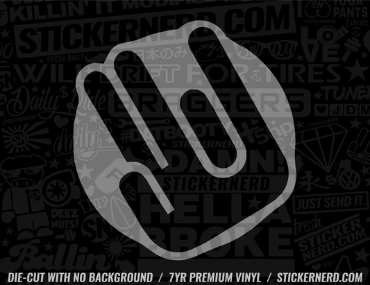 Shocker Sticker - Window Decal - STICKERNERD.COM