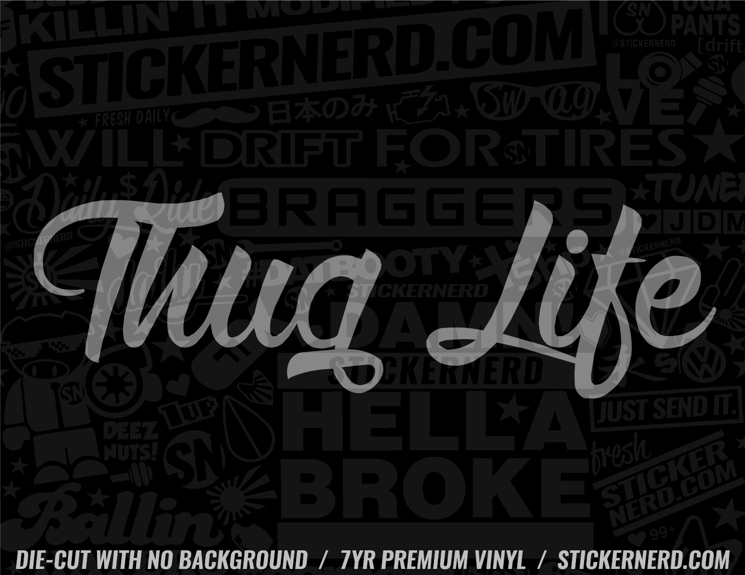 Thug life sticker outlet