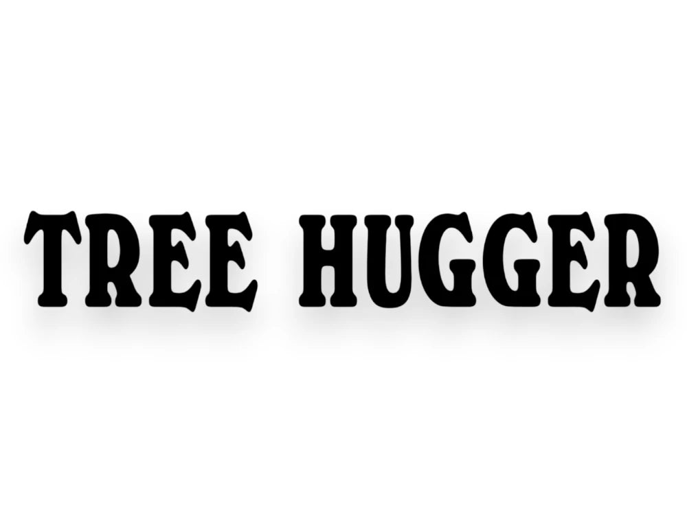 Tree Hugger Sticker - Window Decal - STICKERNERD.COM