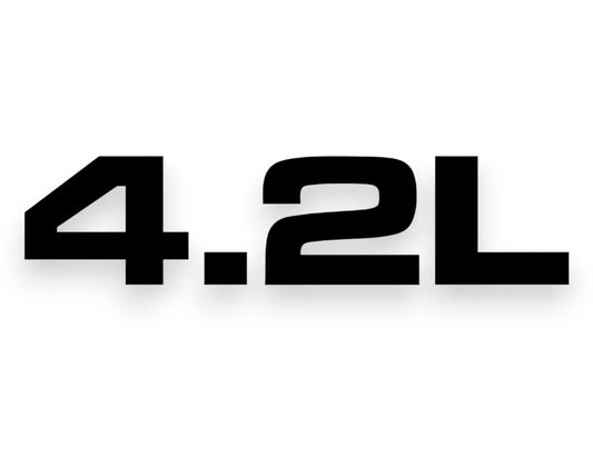 4.2L Sticker - Decal - STICKERNERD.COM