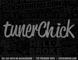 Tuner Chick Sticker - Decal - STICKERNERD.COM