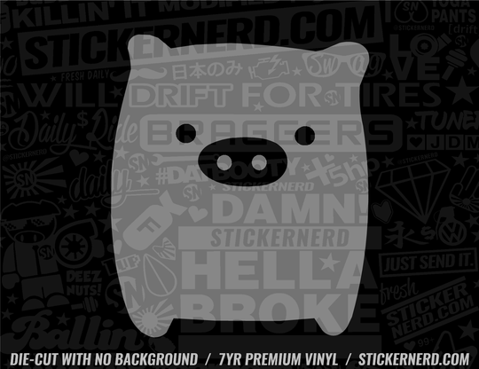 Mascot Sticker - Decal - STICKERNERD.COM