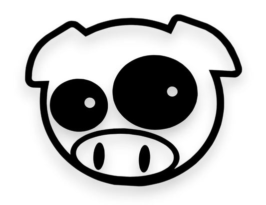 Rally Pig Sticker - Jdm Vinyl Decals - STICKERNERD.COM