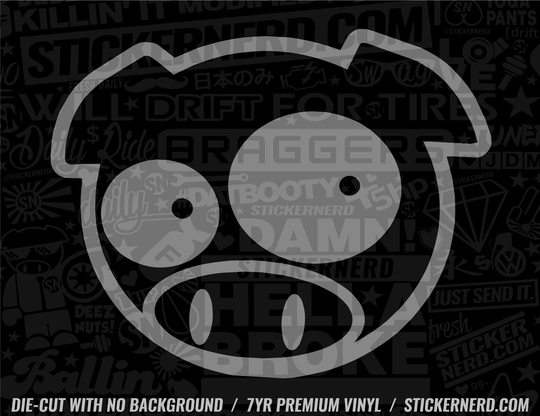Rally Pig Sticker - Decal - STICKERNERD.COM