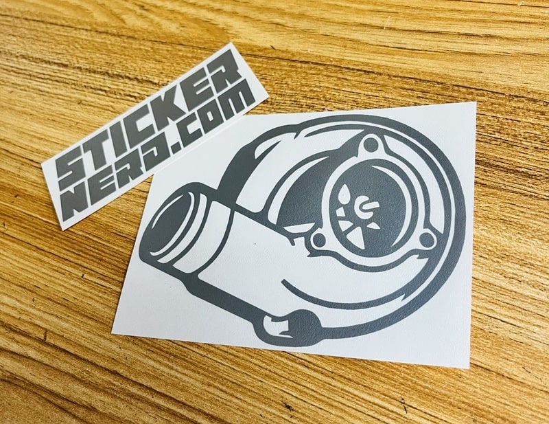 Turbo Sticker - Turbocharged Engine Decal - Supercharger Stickers ...