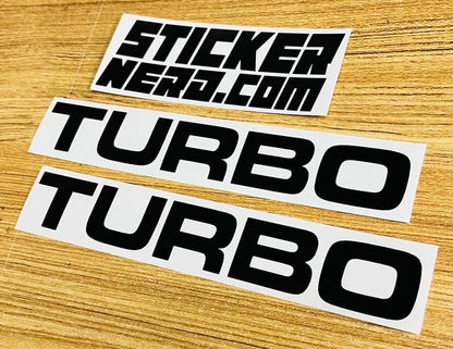 Turbo Window Decal - STICKERNERD