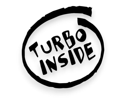 Turbo Inside Sticker - Decal - STICKERNERD.COM