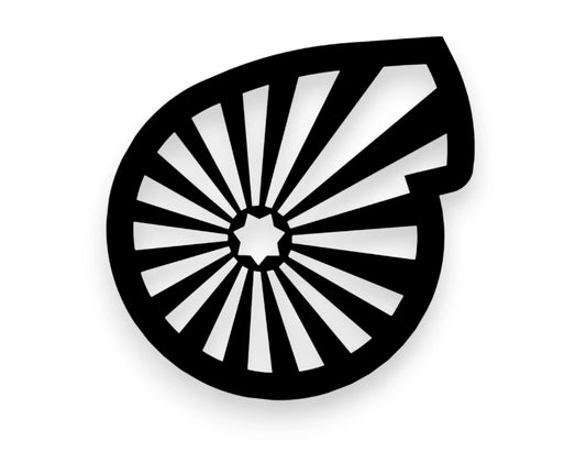 Turbo Japan Flag Sticker - Window Decal - STICKERNERD.COM