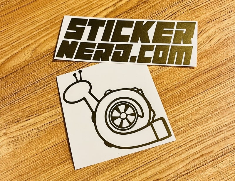 Turbo Stickers & Turbocharger Decals - JDM Car Stickers - StickerNerd ...