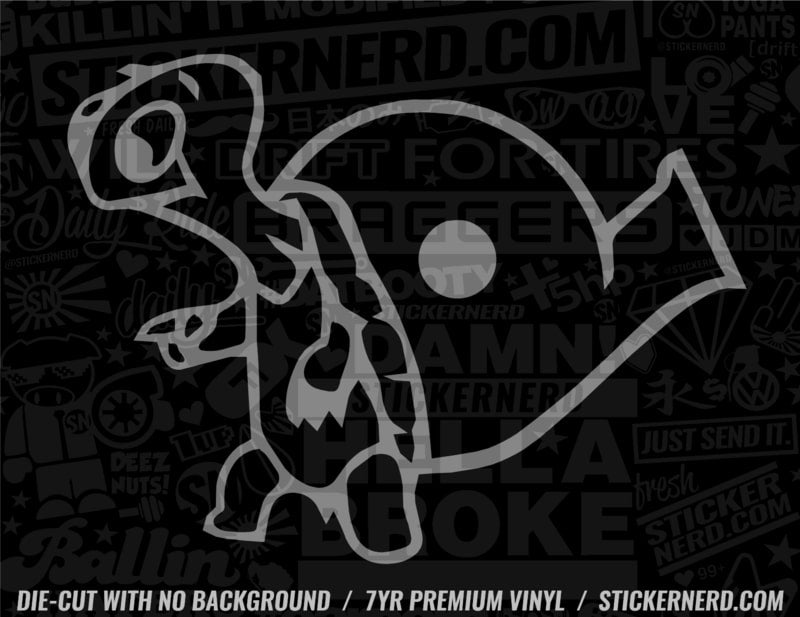 Turbo Turtle Sticker - Window Decal - STICKERNERD.COM