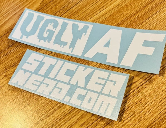 Ugly AF Sticker - STICKERNERD.COM