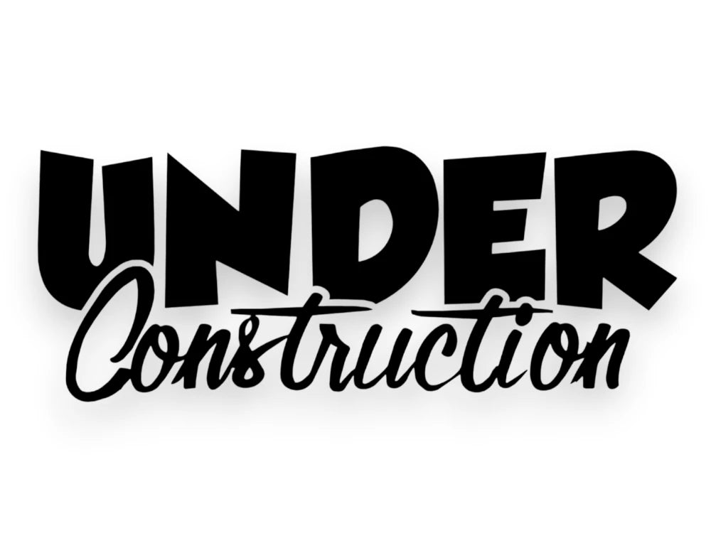 Under Construction Sticker - Decal - STICKERNERD.COM