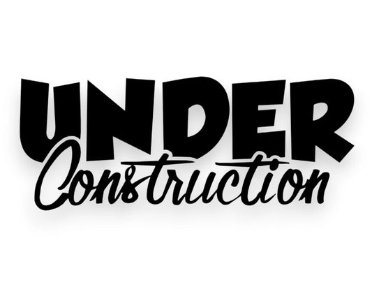 Under Construction Sticker - Decal - STICKERNERD.COM
