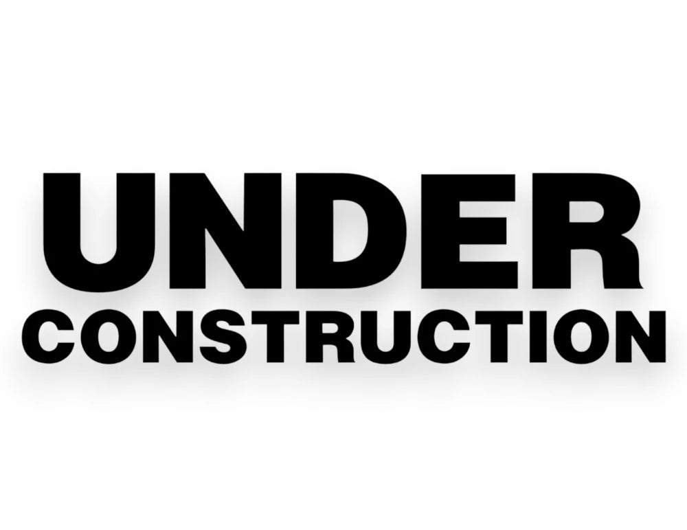 Under Construction Sticker - Funny Window Decal - STICKERNERD.COM