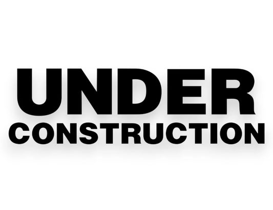 Under Construction Sticker - Funny Window Decal - STICKERNERD.COM